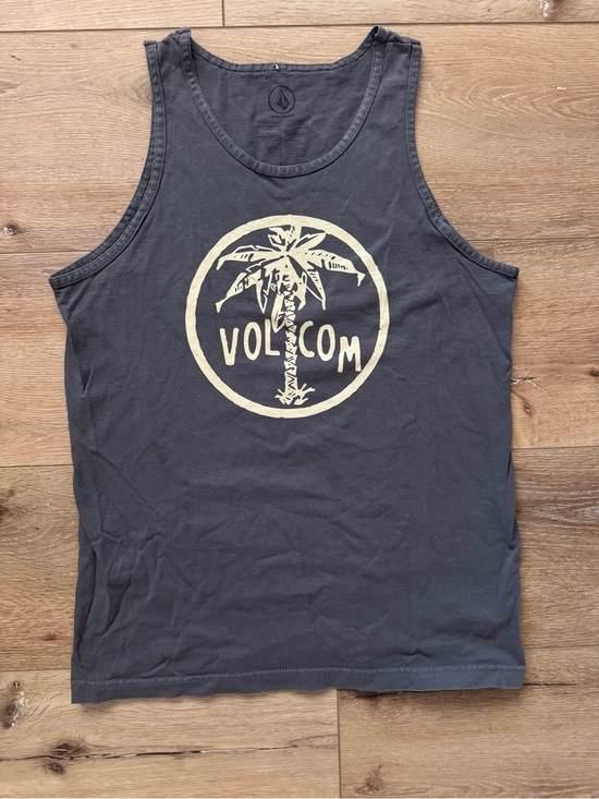 Volcom Other - Volcom Gray Logo Tank with Subtle Ink Print